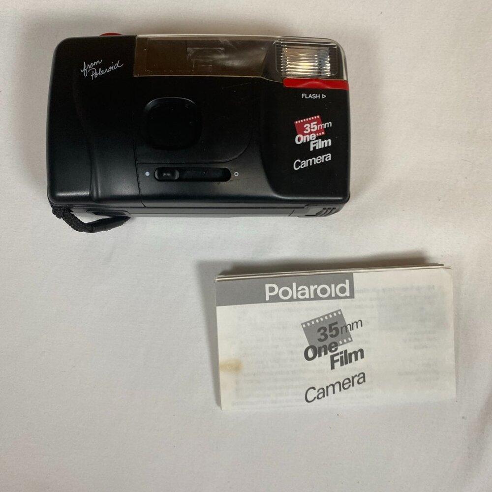 Polaroid 35mm One Film Point and Shoot UNTESTED Vintage 35MM Camera As Is
